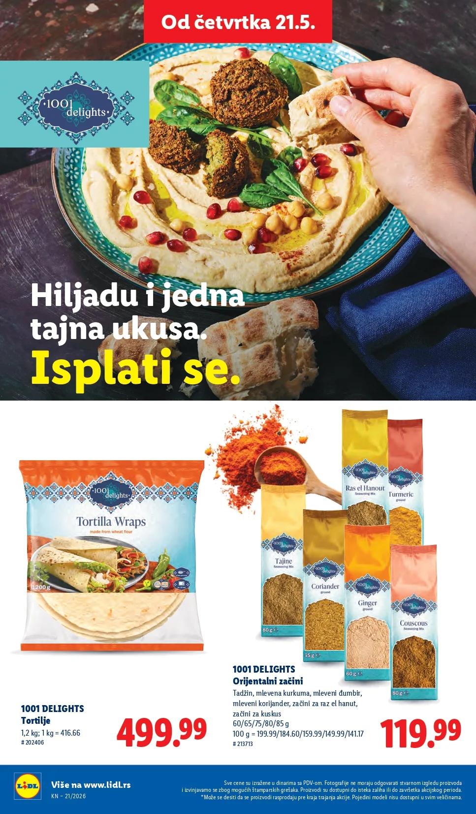 Lidl katalog PREHRANA/NEPREHRANA 21-27.5.2026.