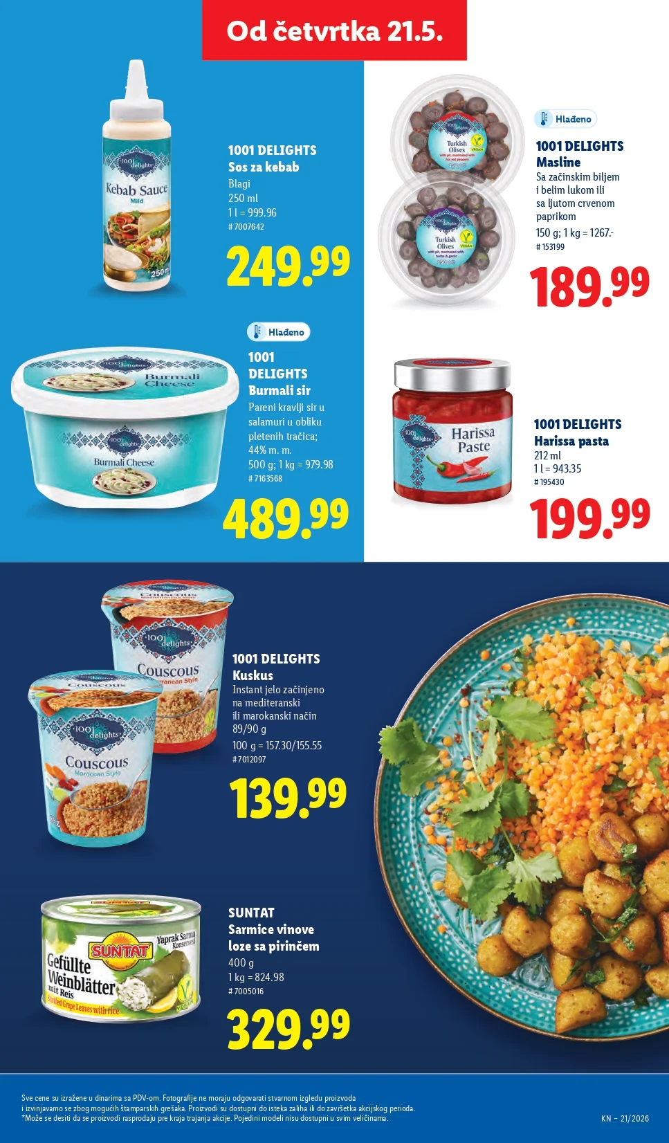 Lidl katalog PREHRANA/NEPREHRANA 21-27.5.2026.