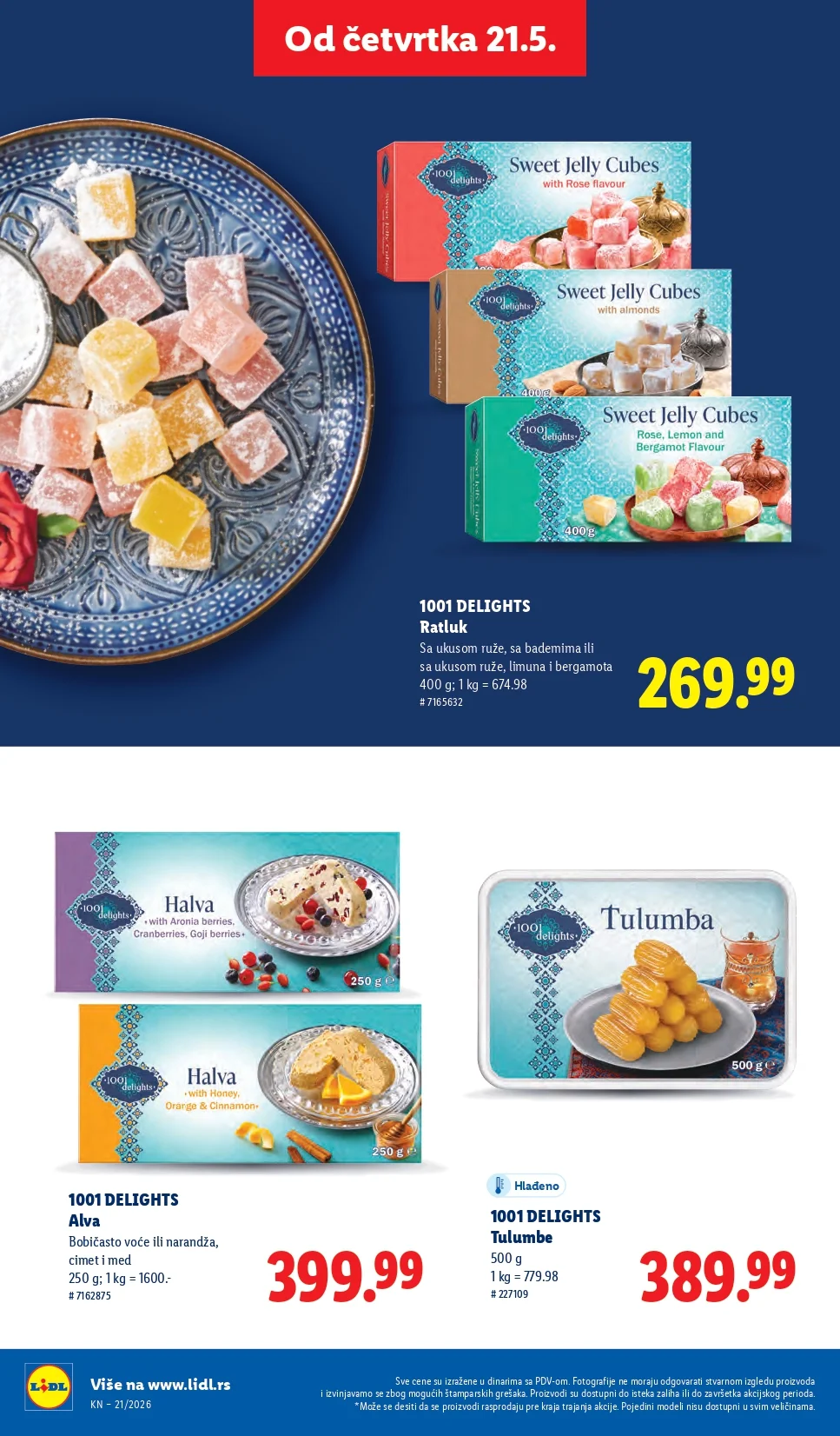 Lidl katalog PREHRANA/NEPREHRANA 21-27.5.2026.