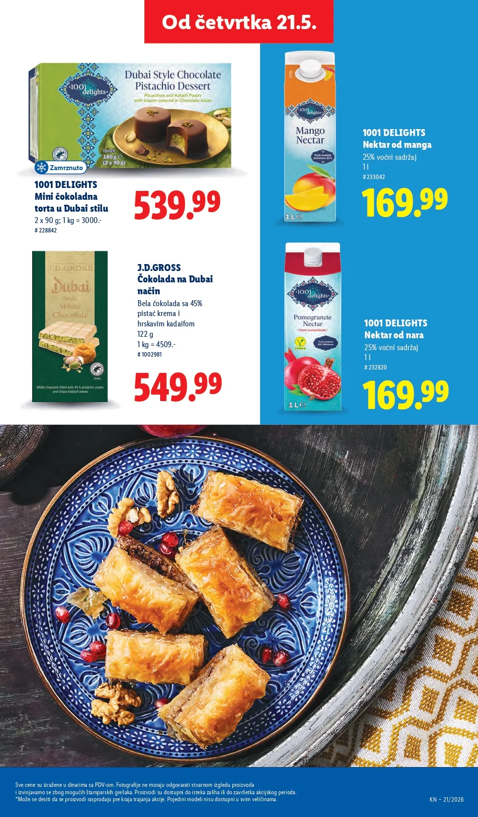 Lidl katalog PREHRANA/NEPREHRANA 21-27.5.2026.
