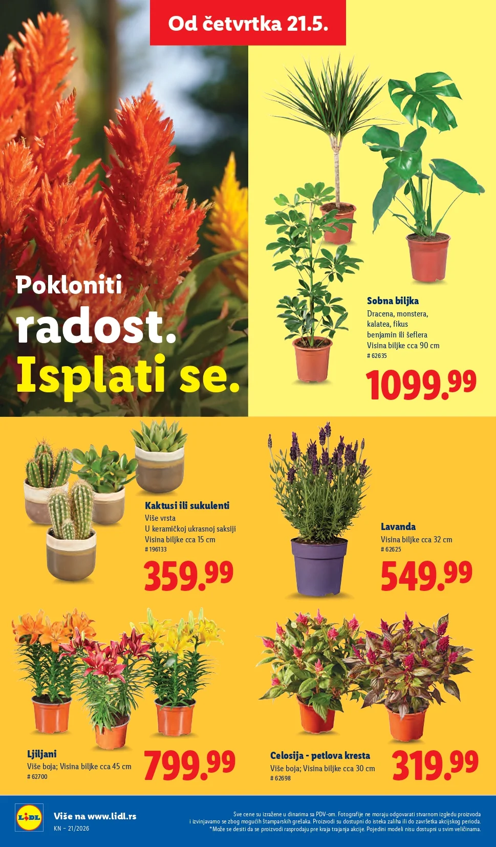 Lidl katalog PREHRANA/NEPREHRANA 21-27.5.2026.