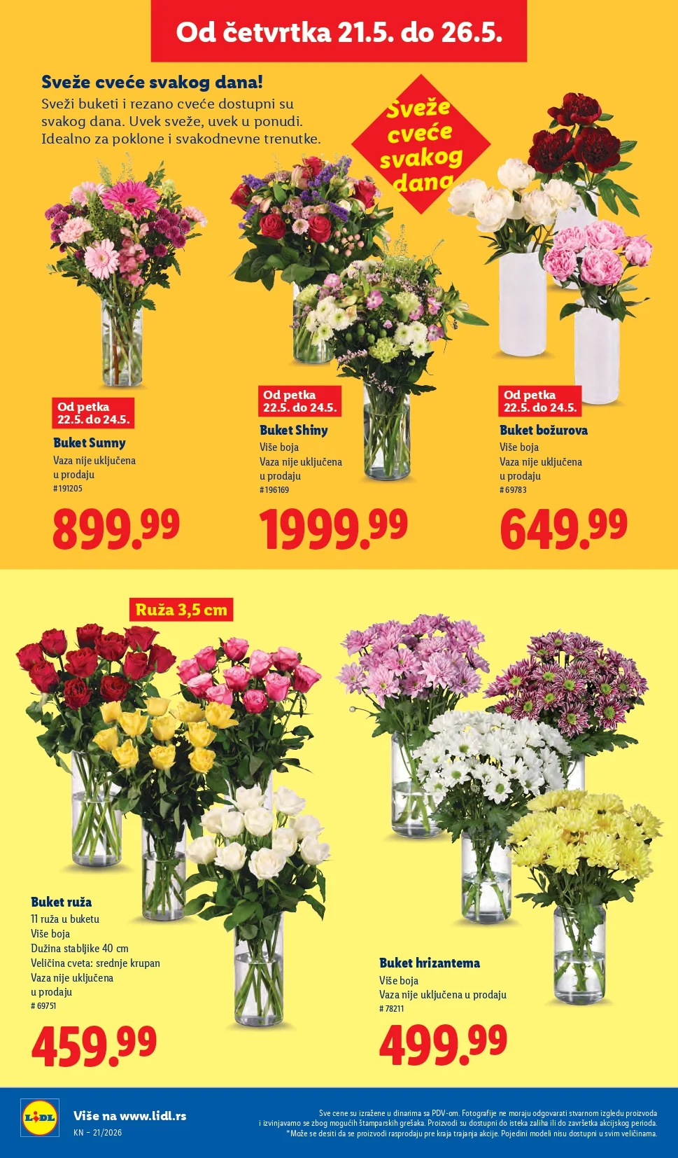 Lidl katalog PREHRANA/NEPREHRANA 21-27.5.2026.