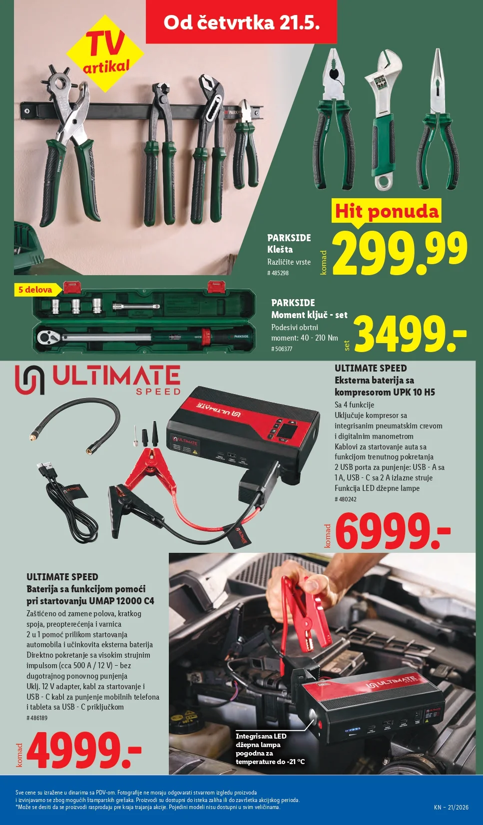 Lidl katalog PREHRANA/NEPREHRANA 21-27.5.2026.