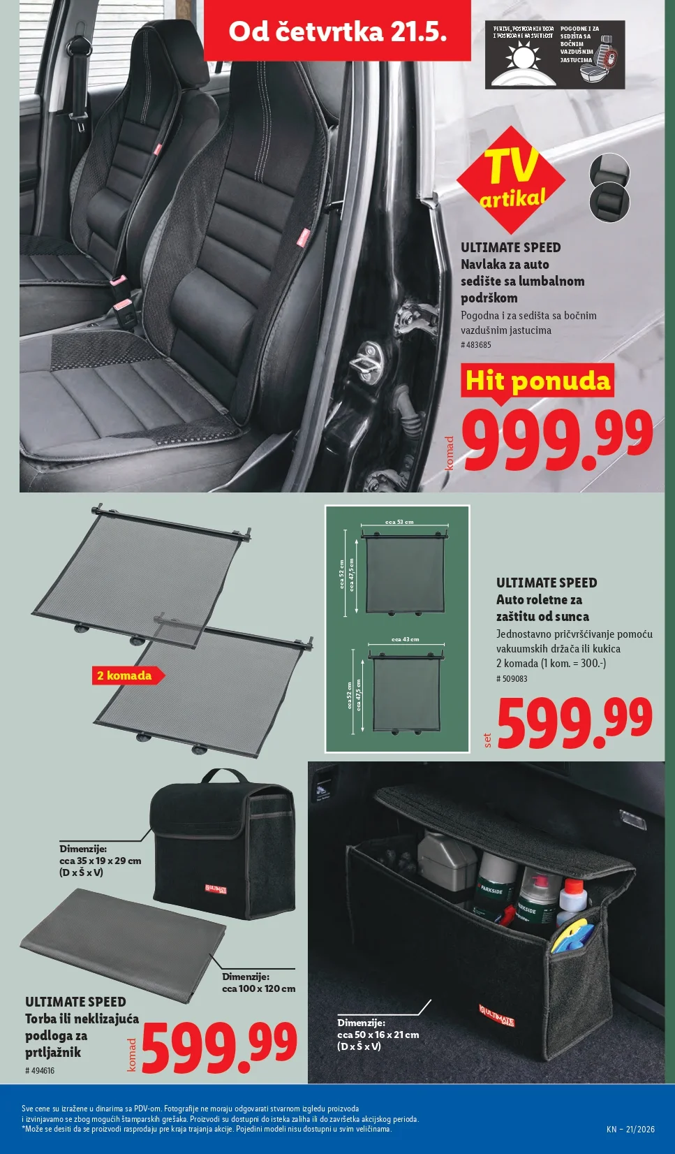 Lidl katalog PREHRANA/NEPREHRANA 21-27.5.2026.