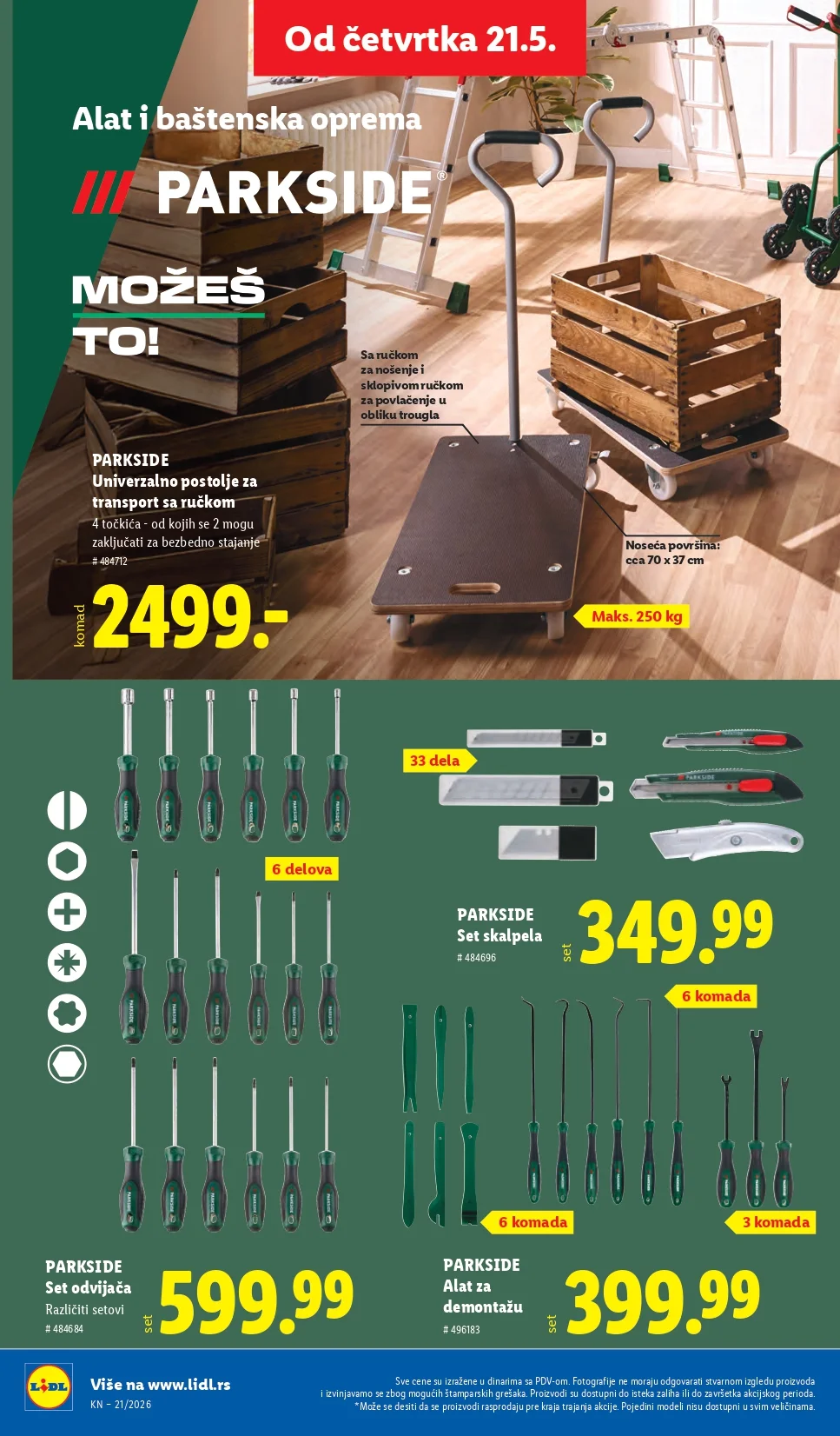 Lidl katalog PREHRANA/NEPREHRANA 21-27.5.2026.