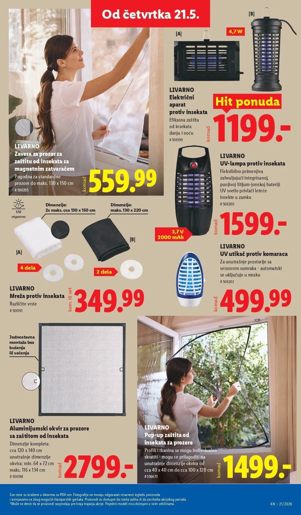 Lidl katalog PREHRANA/NEPREHRANA 21-27.5.2026.