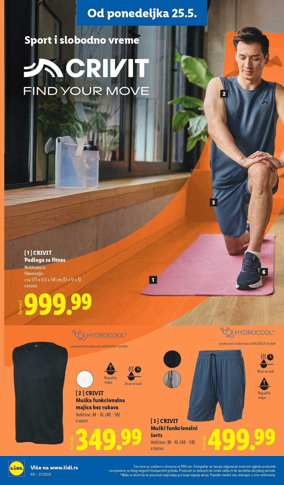 Lidl katalog PREHRANA/NEPREHRANA 21-27.5.2026.