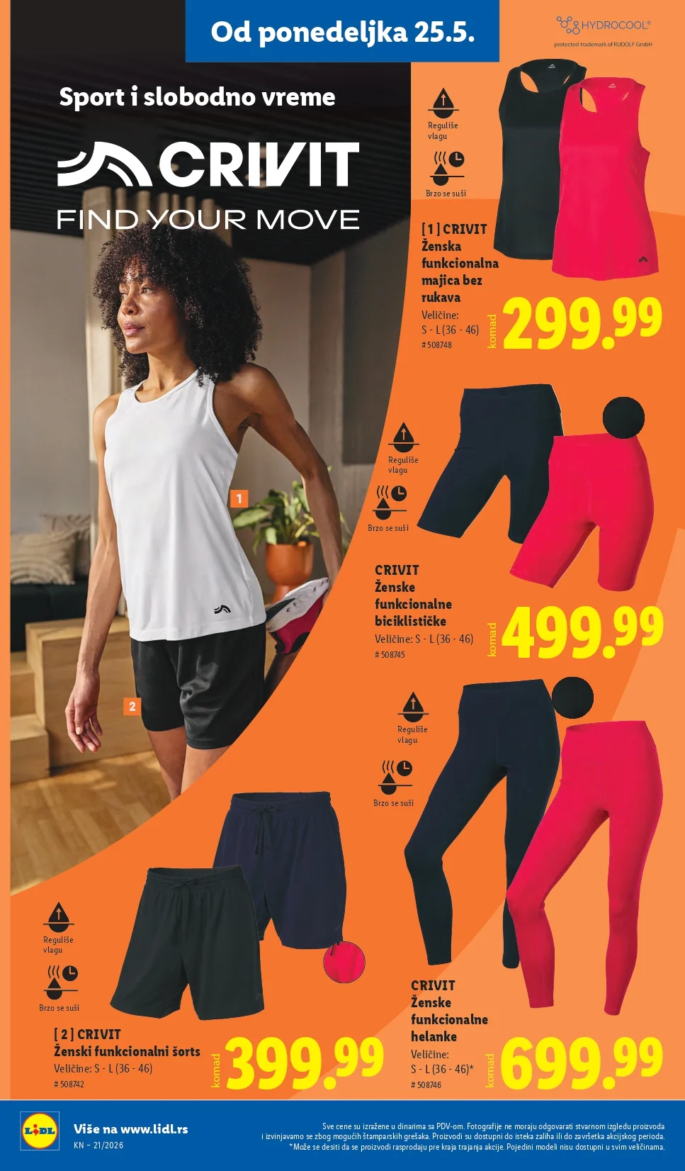 Lidl katalog PREHRANA/NEPREHRANA 21-27.5.2026.