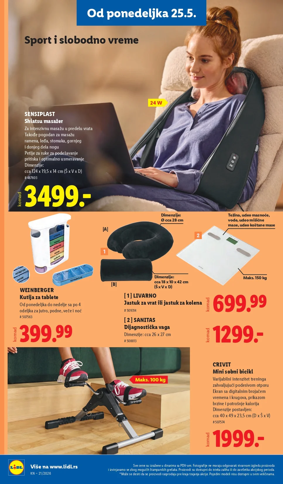 Lidl katalog PREHRANA/NEPREHRANA 21-27.5.2026.