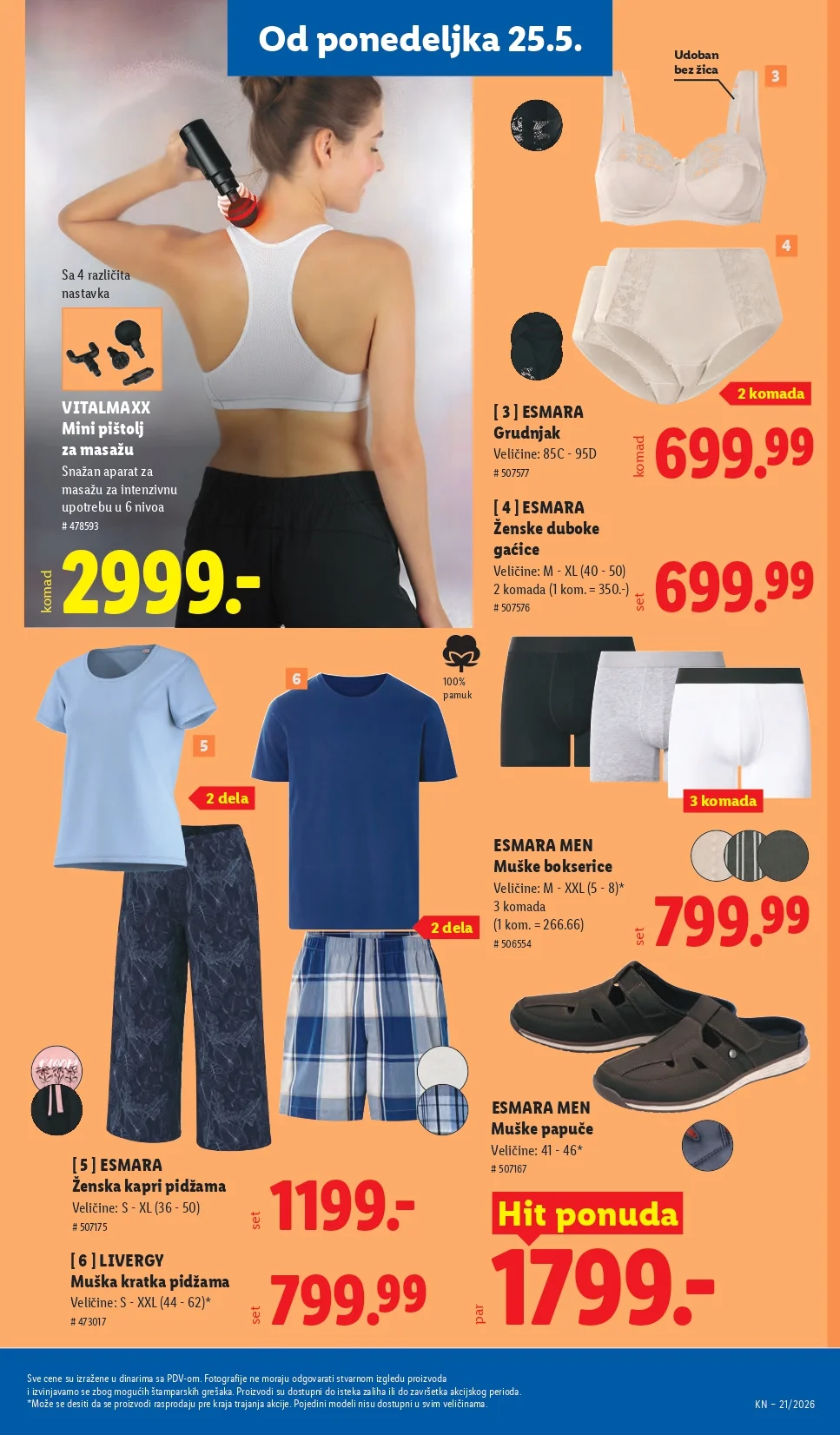 Lidl katalog PREHRANA/NEPREHRANA 21-27.5.2026.