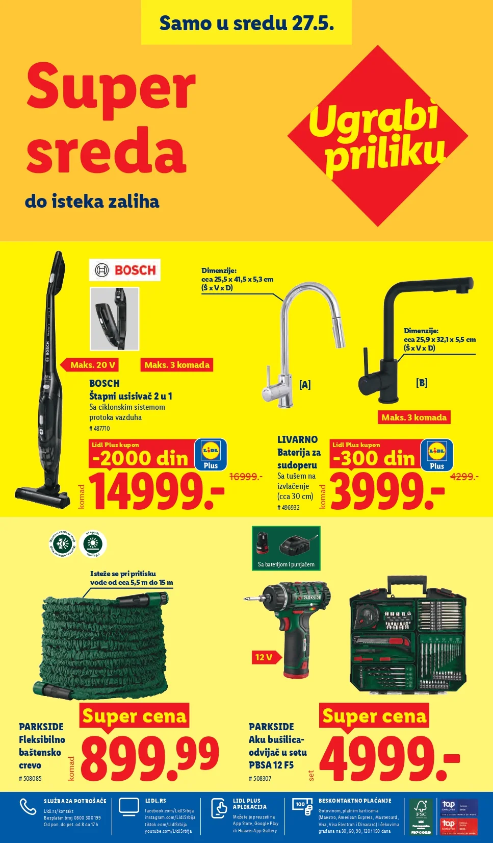 Lidl katalog PREHRANA/NEPREHRANA 21-27.5.2026.