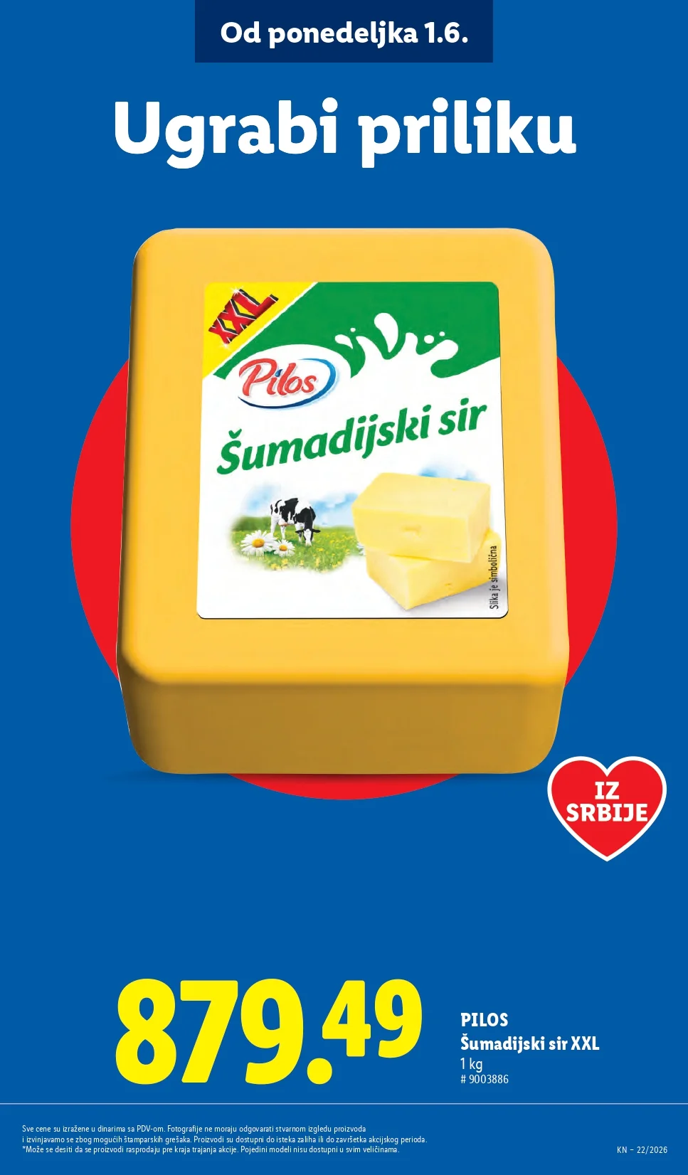 Lidl katalog PREHRANA/NEPREHRANA 28.5-3.6.2026.