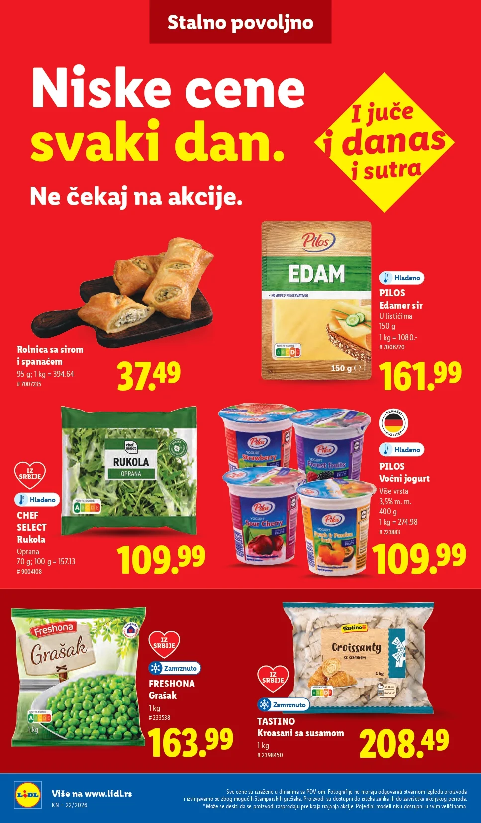 Lidl katalog PREHRANA/NEPREHRANA 28.5-3.6.2026.