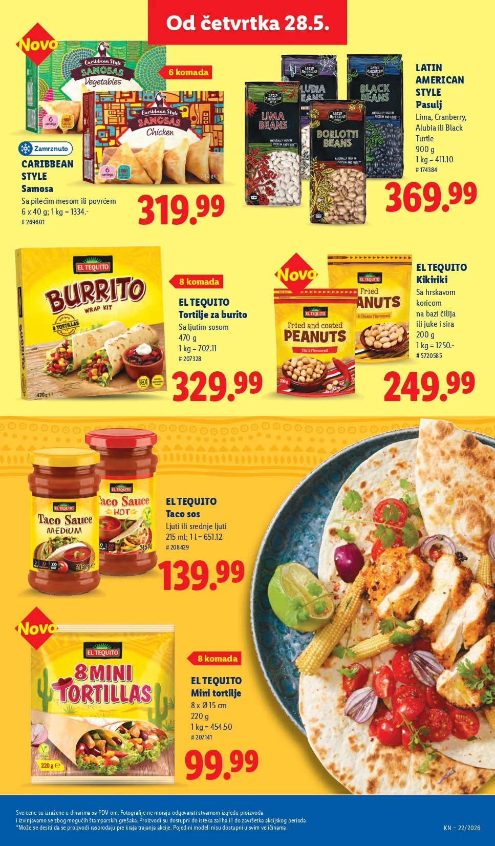 Lidl katalog PREHRANA/NEPREHRANA 28.5-3.6.2026.