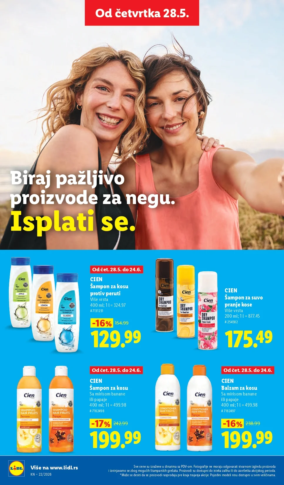 Lidl katalog PREHRANA/NEPREHRANA 28.5-3.6.2026.