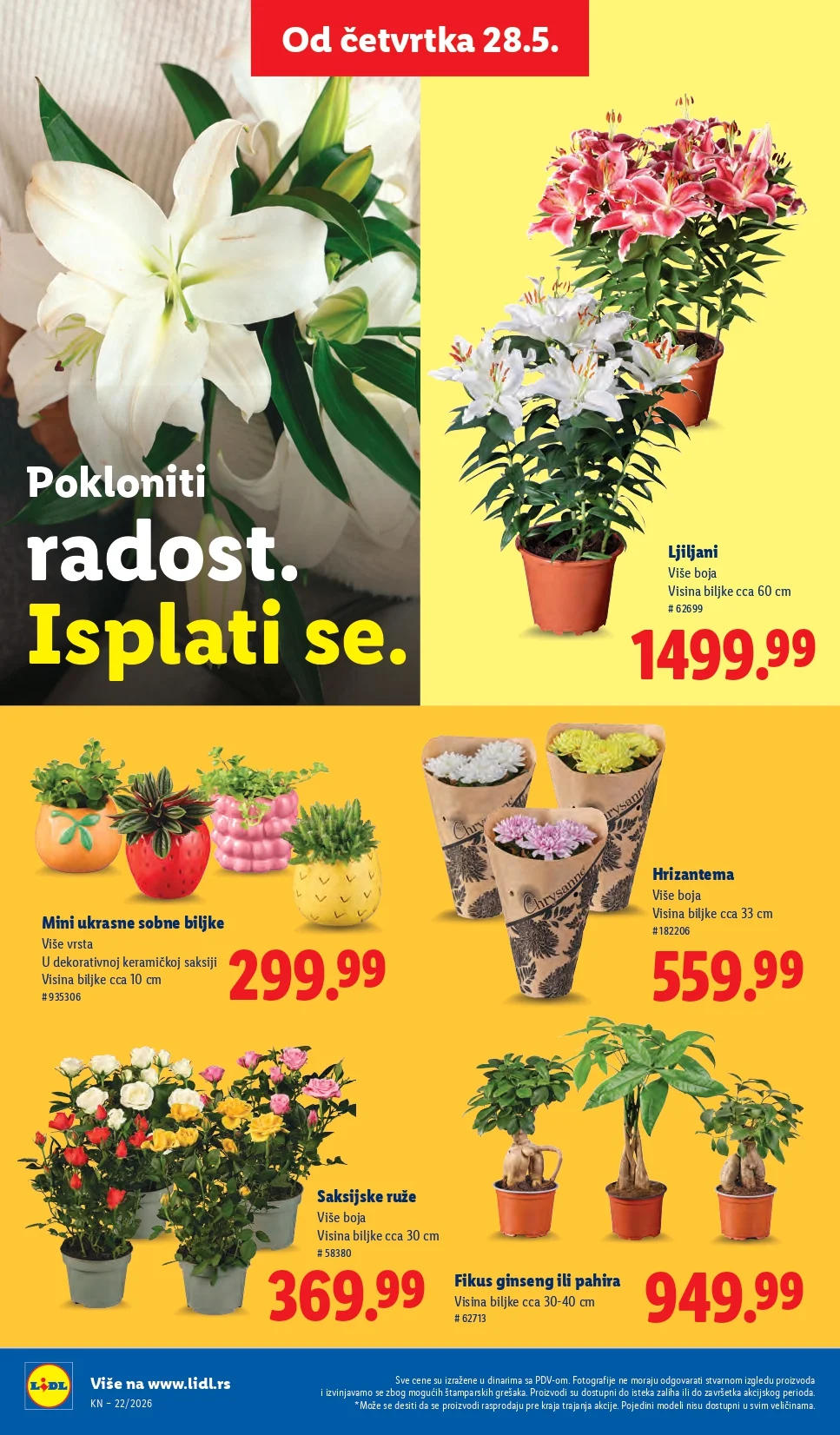 Lidl katalog PREHRANA/NEPREHRANA 28.5-3.6.2026.