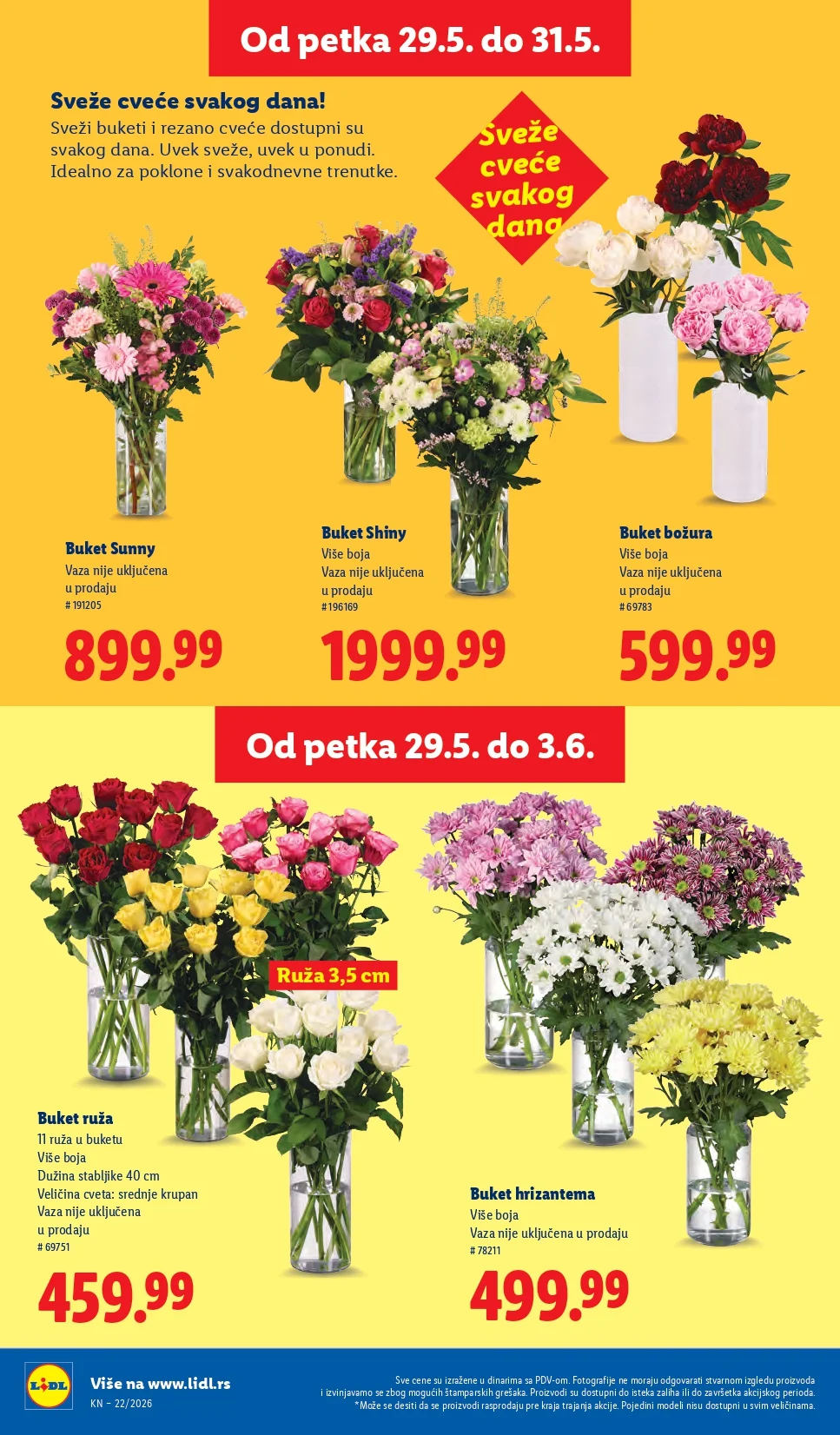 Lidl katalog PREHRANA/NEPREHRANA 28.5-3.6.2026.