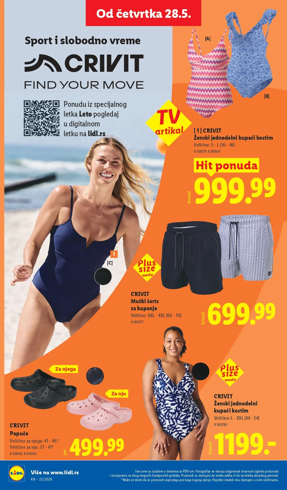 Lidl katalog PREHRANA/NEPREHRANA 28.5-3.6.2026.