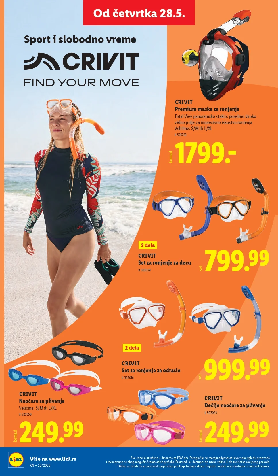 Lidl katalog PREHRANA/NEPREHRANA 28.5-3.6.2026.