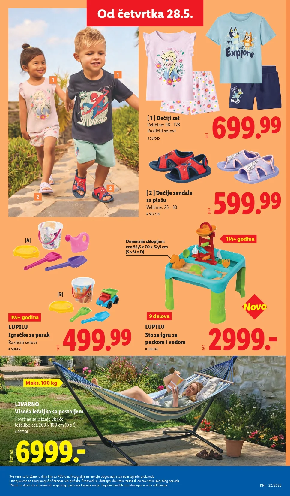 Lidl katalog PREHRANA/NEPREHRANA 28.5-3.6.2026.