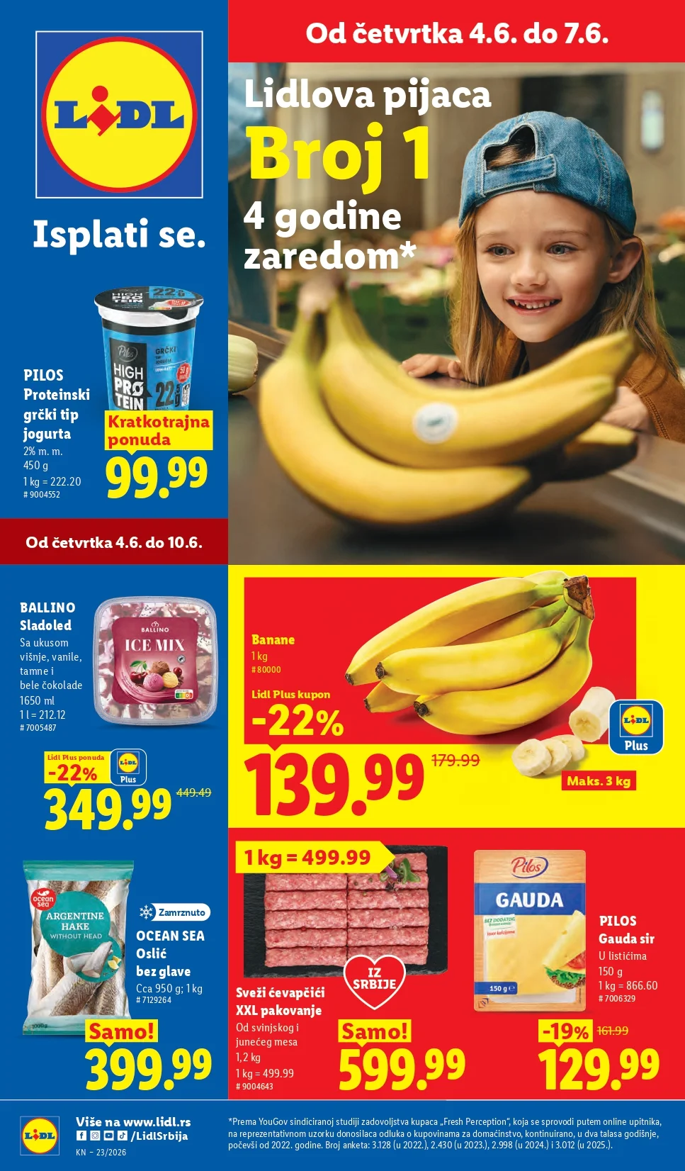 Lidl katalog PREHRANA/NEPREHRANA 4-10.6.2026.