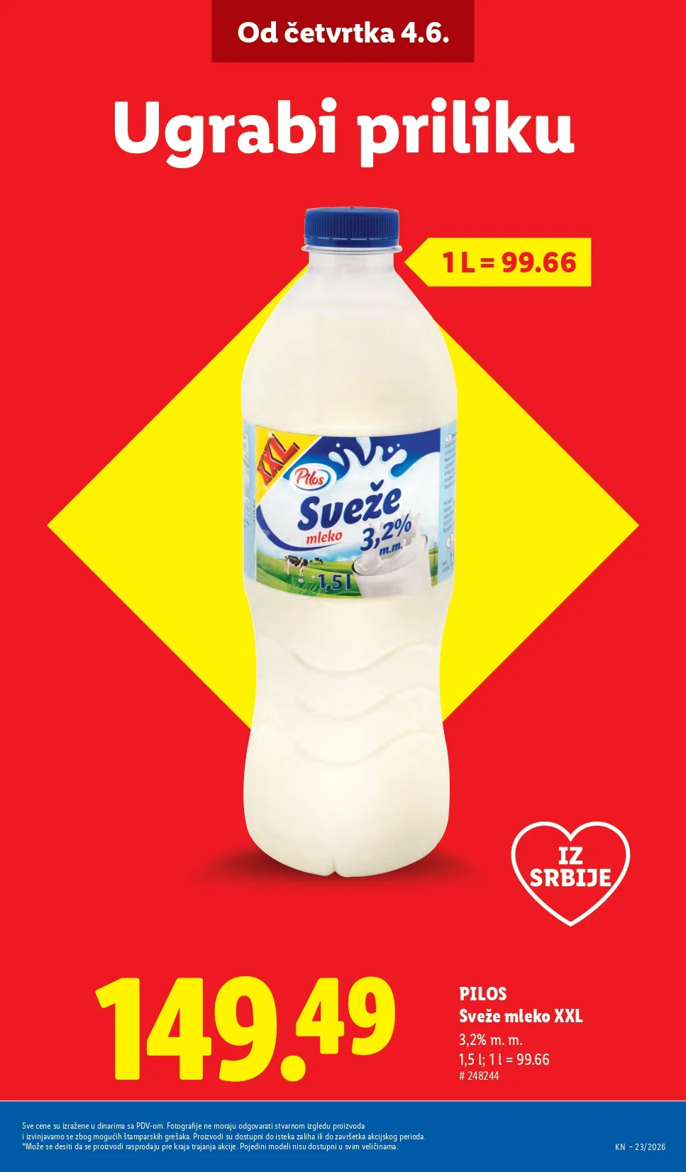 Lidl katalog PREHRANA/NEPREHRANA 4-10.6.2026.