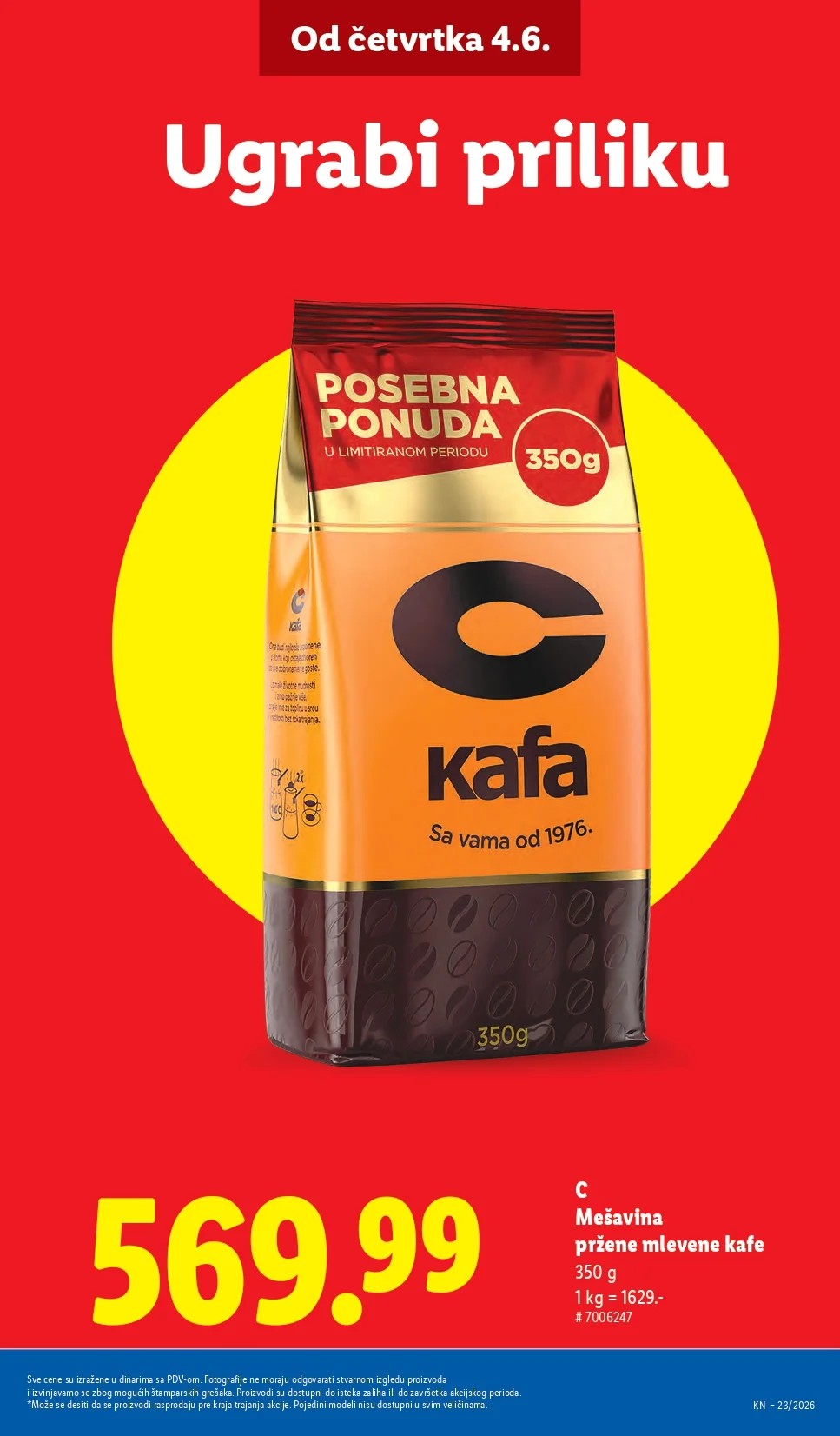 Lidl katalog PREHRANA/NEPREHRANA 4-10.6.2026.