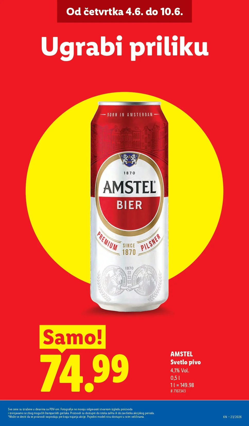 Lidl katalog PREHRANA/NEPREHRANA 4-10.6.2026.