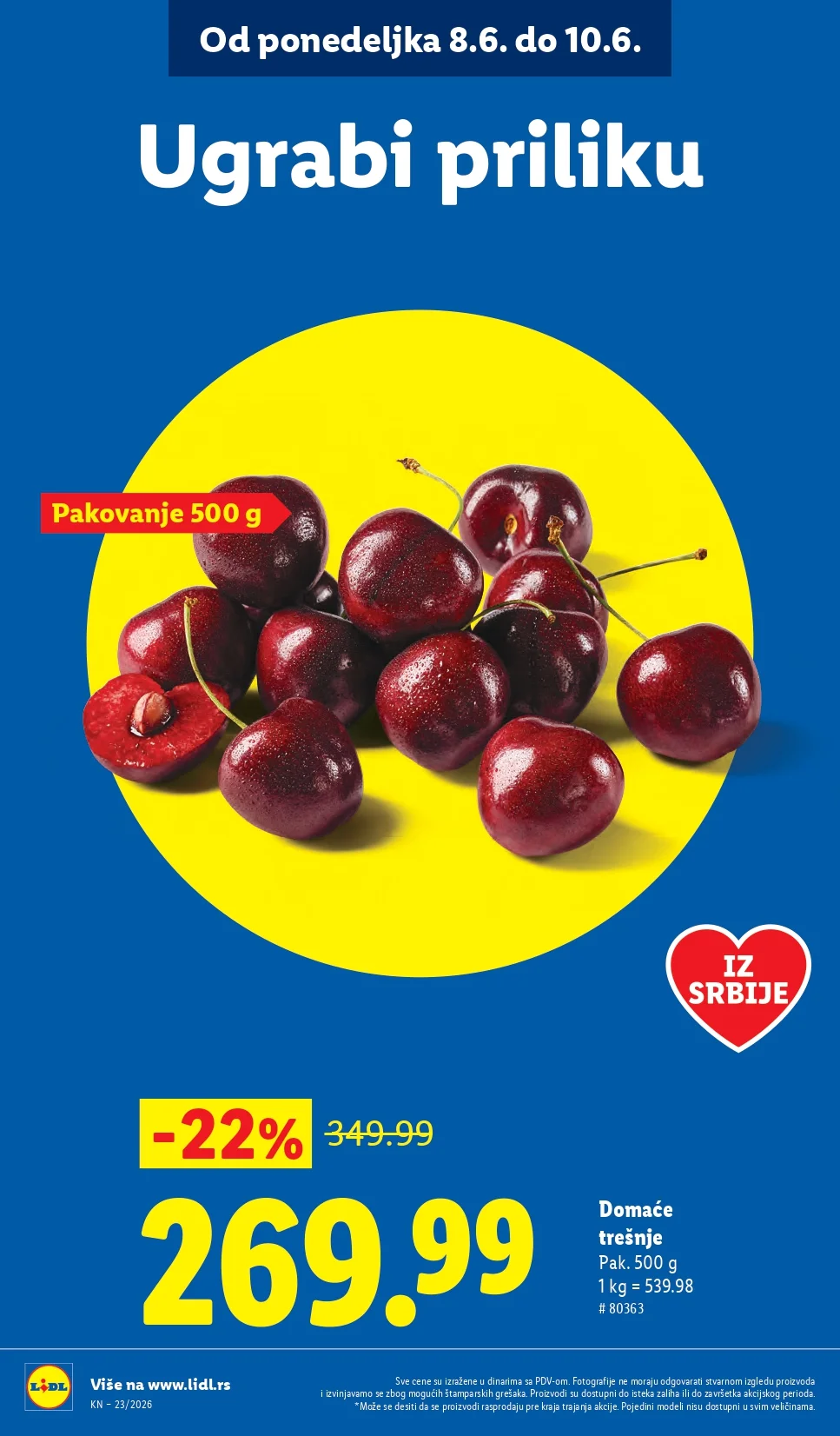 Lidl katalog PREHRANA/NEPREHRANA 4-10.6.2026.