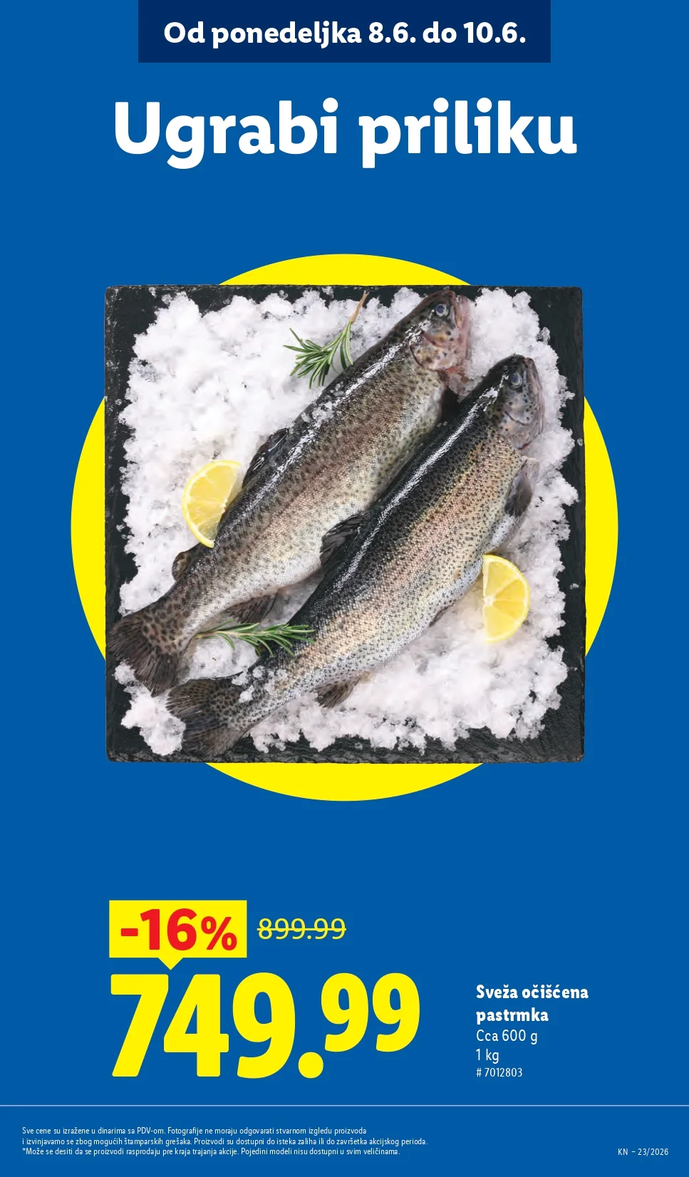 Lidl katalog PREHRANA/NEPREHRANA 4-10.6.2026.