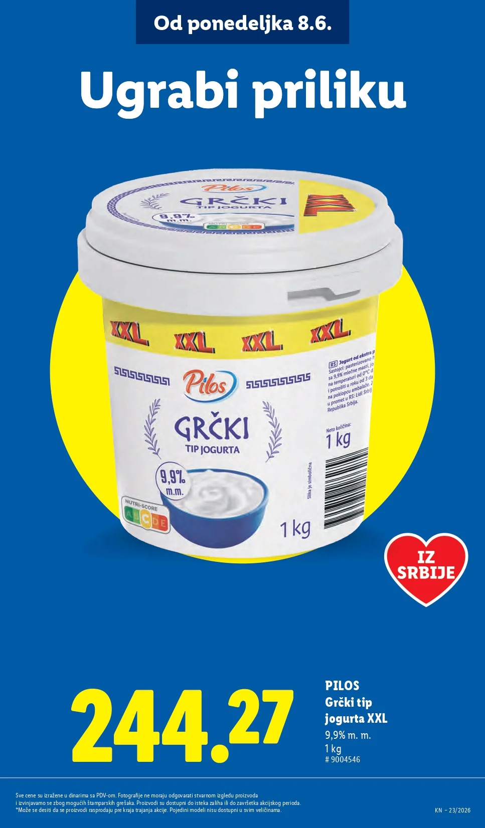Lidl katalog PREHRANA/NEPREHRANA 4-10.6.2026.