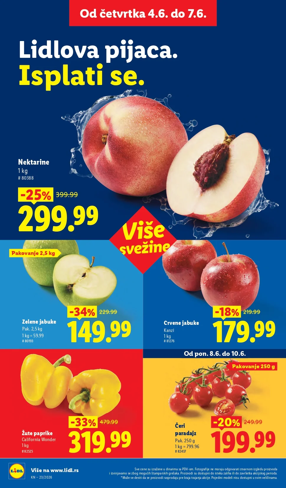Lidl katalog PREHRANA/NEPREHRANA 4-10.6.2026.