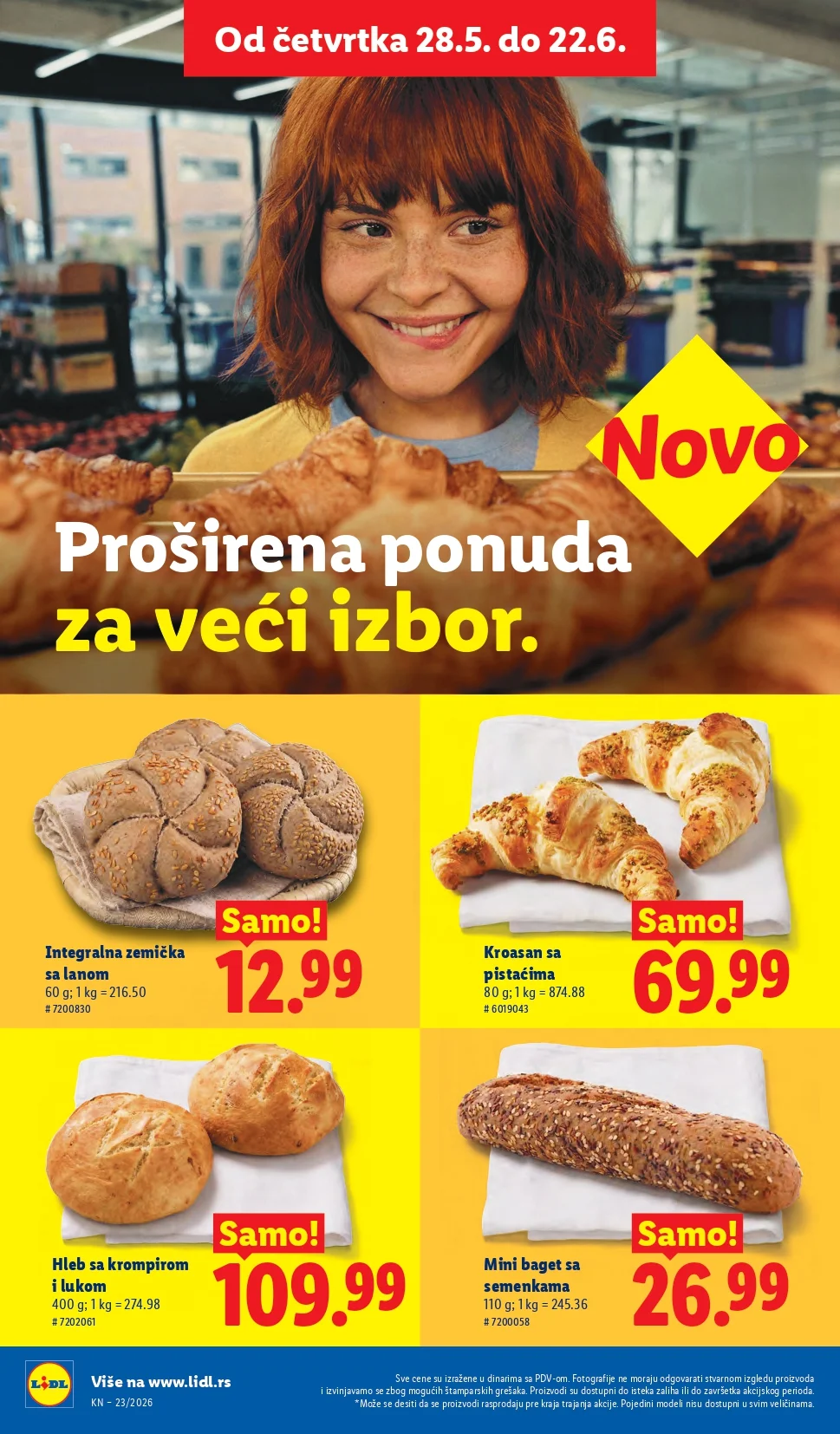 Lidl katalog PREHRANA/NEPREHRANA 4-10.6.2026.