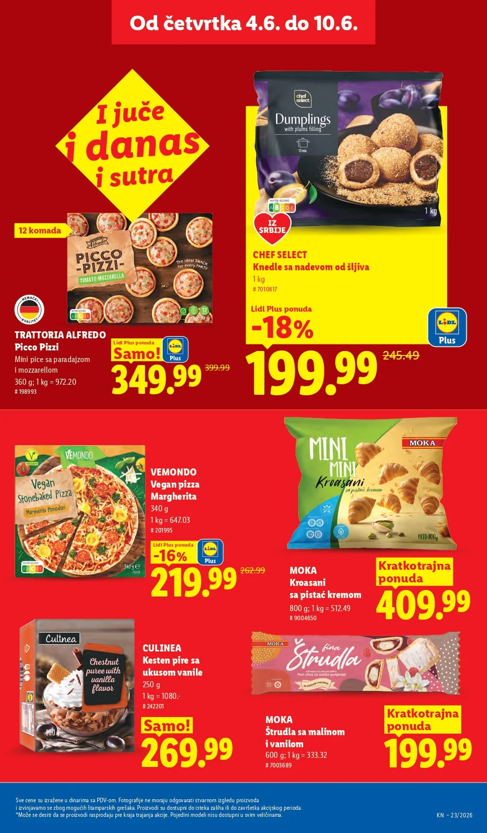 Lidl katalog PREHRANA/NEPREHRANA 4-10.6.2026.