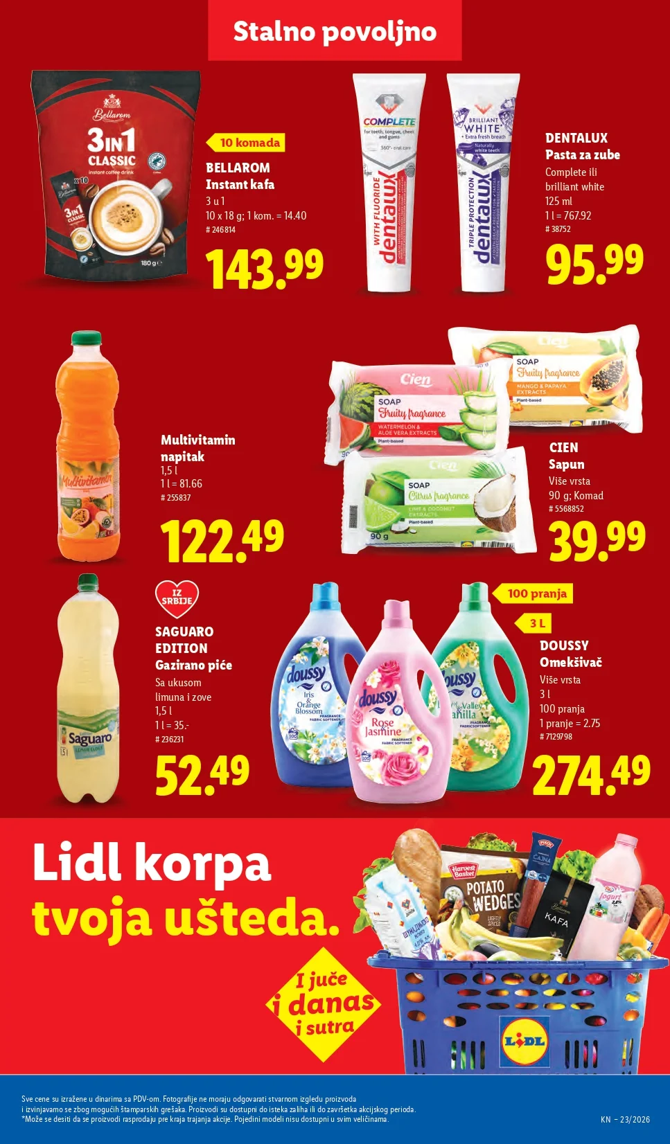 Lidl katalog PREHRANA/NEPREHRANA 4-10.6.2026.