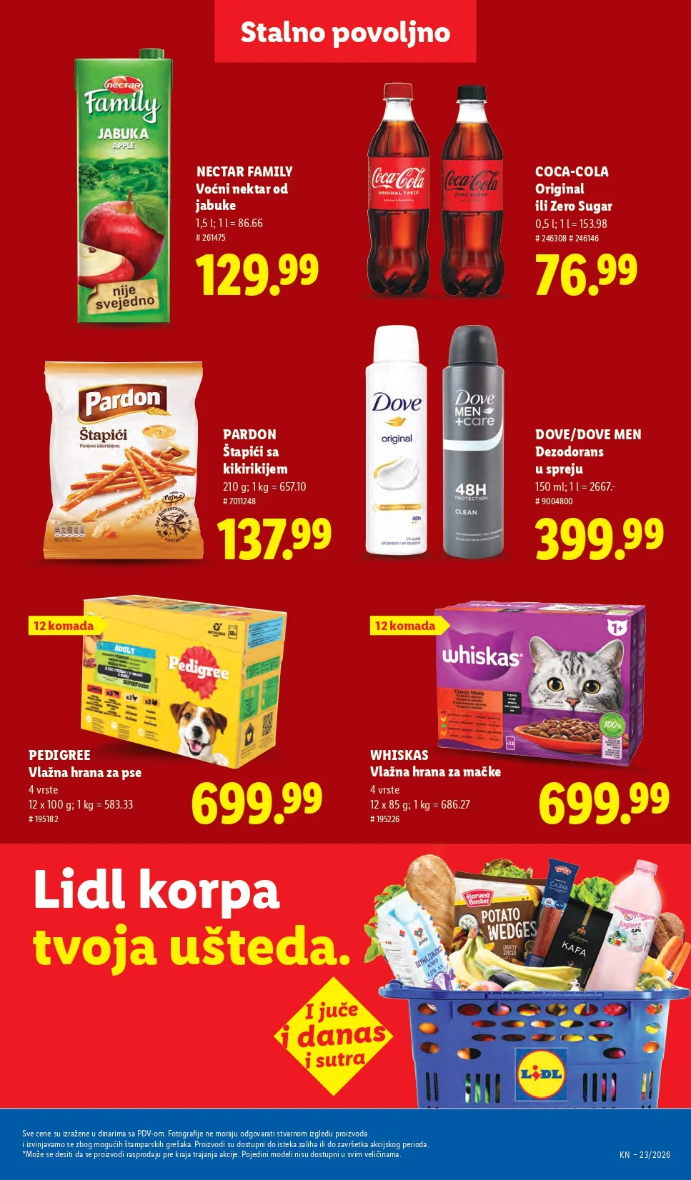 Lidl katalog PREHRANA/NEPREHRANA 4-10.6.2026.