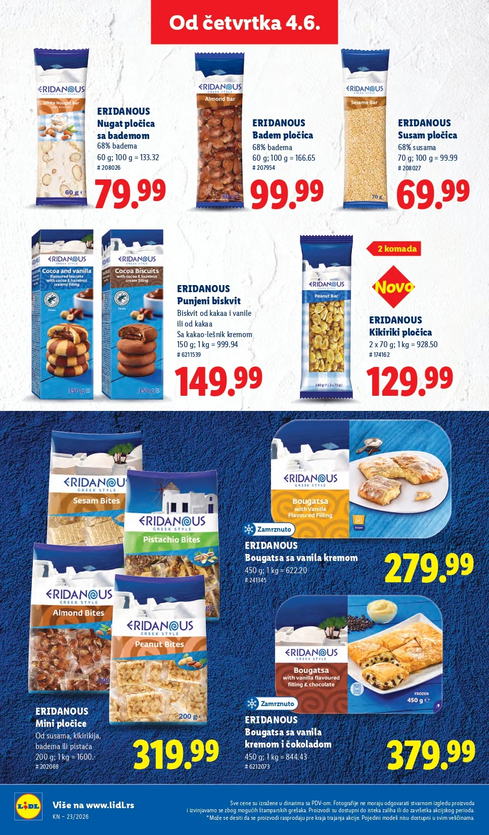 Lidl katalog PREHRANA/NEPREHRANA 4-10.6.2026.