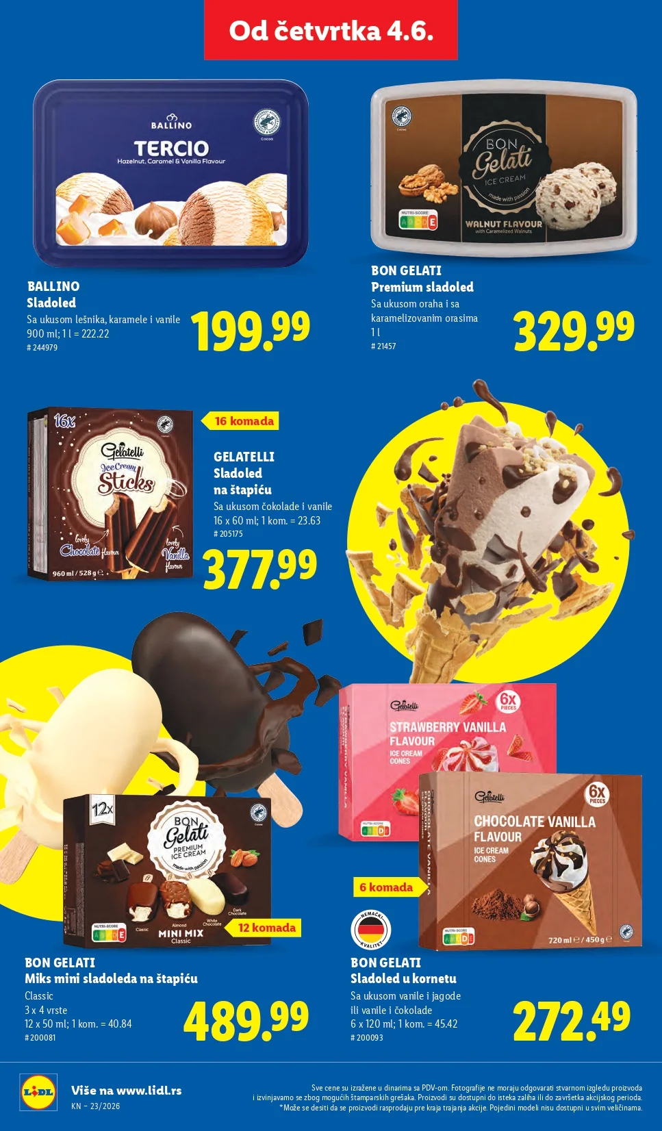 Lidl katalog PREHRANA/NEPREHRANA 4-10.6.2026.