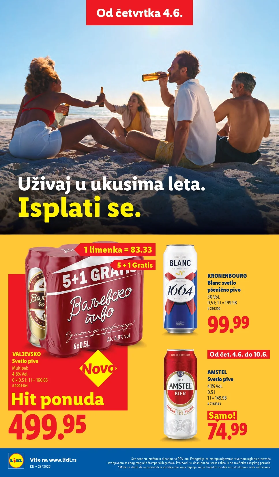 Lidl katalog PREHRANA/NEPREHRANA 4-10.6.2026.