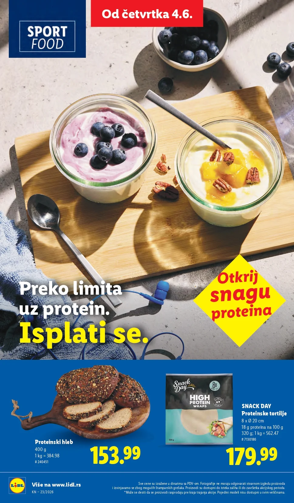 Lidl katalog PREHRANA/NEPREHRANA 4-10.6.2026.