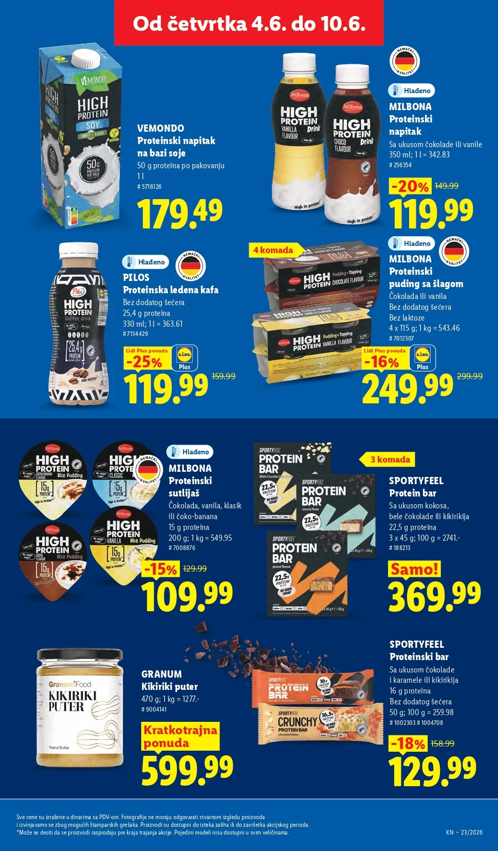 Lidl katalog PREHRANA/NEPREHRANA 4-10.6.2026.