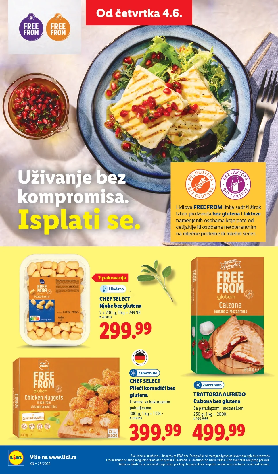 Lidl katalog PREHRANA/NEPREHRANA 4-10.6.2026.