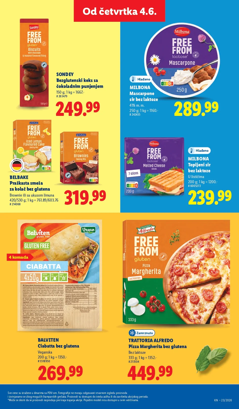 Lidl katalog PREHRANA/NEPREHRANA 4-10.6.2026.