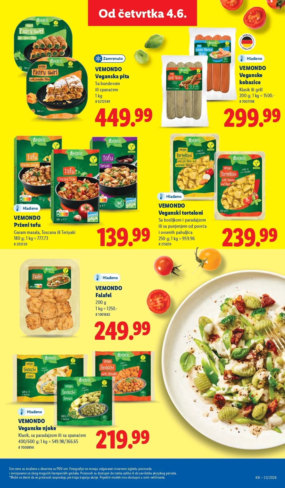 Lidl katalog PREHRANA/NEPREHRANA 4-10.6.2026.