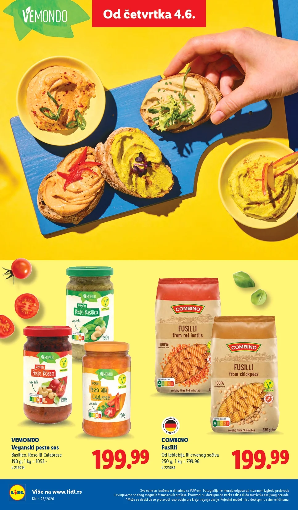 Lidl katalog PREHRANA/NEPREHRANA 4-10.6.2026.
