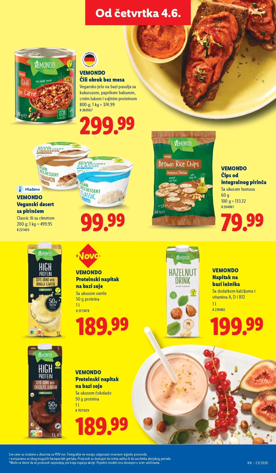 Lidl katalog PREHRANA/NEPREHRANA 4-10.6.2026.