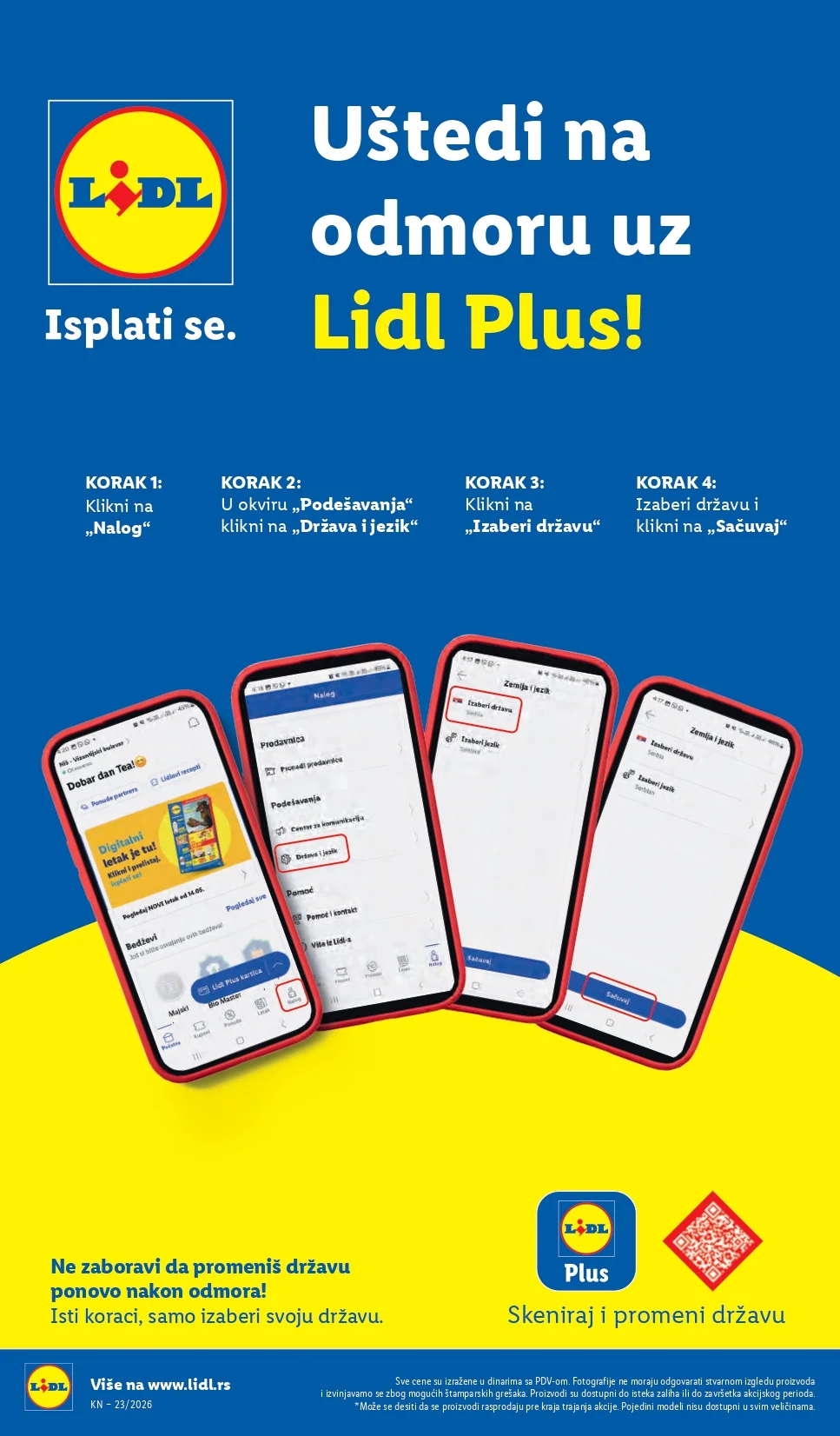 Lidl katalog PREHRANA/NEPREHRANA 4-10.6.2026.