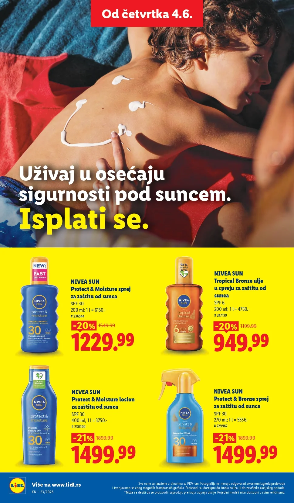 Lidl katalog PREHRANA/NEPREHRANA 4-10.6.2026.