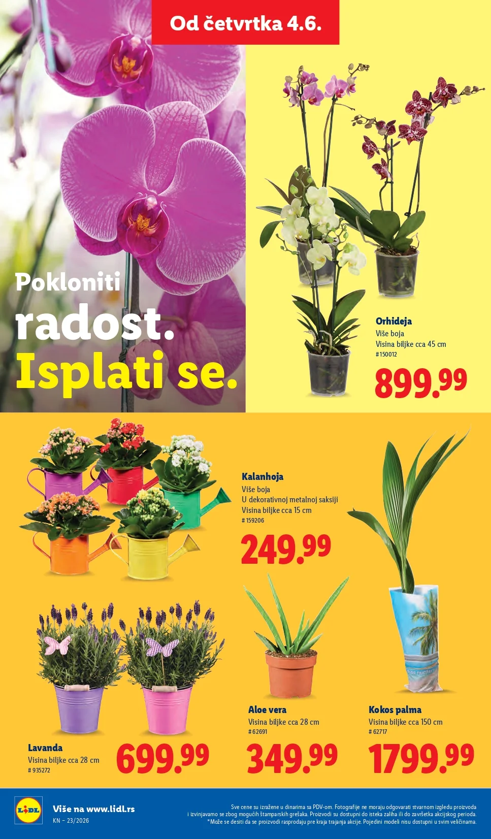Lidl katalog PREHRANA/NEPREHRANA 4-10.6.2026.