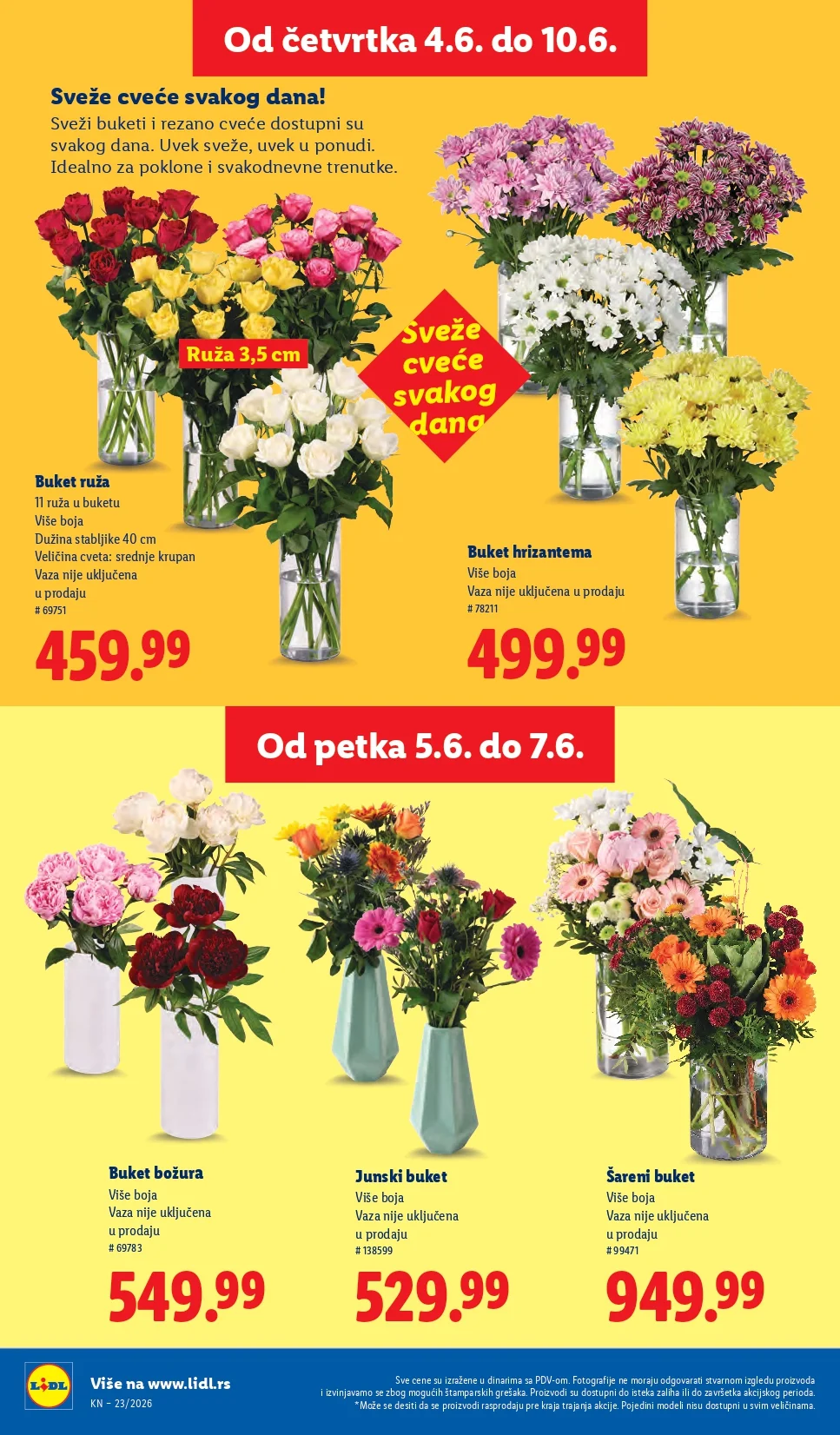 Lidl katalog PREHRANA/NEPREHRANA 4-10.6.2026.